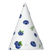 ブルーベリー誕生日 パーティーハット (右)