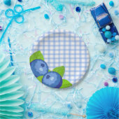 ブルーベリー誕生日 ペーパープレート (パーティー)