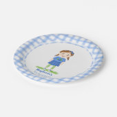 ブルーベリー誕生日 ペーパープレート (アングル)