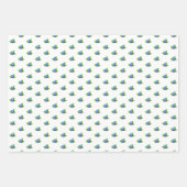 ブルーベリー誕生日 ラッピングペーパーシート (正面)