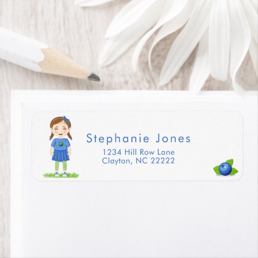 ブルーベリー誕生日 ラベル (インサイチュ)