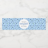 ブルーベリー1stバースデーベリーファースト ペットボトルラベル (シングルラベル)