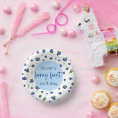 ブルーベリー1stバースデーベリーファースト ペーパーボウル (パーティー)