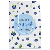 ブルーベリー1stバースデーベリーファースト ミディアムペーパーバッグ (裏面)