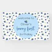 ブルーベリー1stバースデーベリーファースト 横断幕 (横)