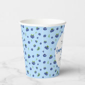 ブルーベリー1stバースデーベリーファースト 紙コップ (右)