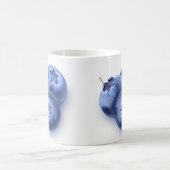 ブルーベリー3個 コーヒーマグカップ (中央)