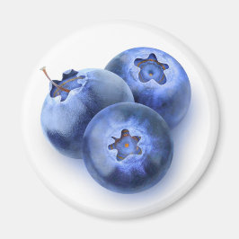 ブルーベリー3個 マグネット