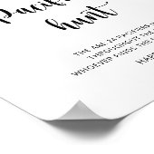 ブルーベリー – おしゃぶり狩りベビーシャワーゲーム ポスター (角)