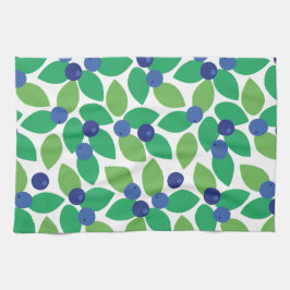 ブルーベリー。 キッチンタオル