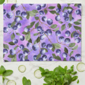 ブルーベリー キッチンタオル (折り畳み)