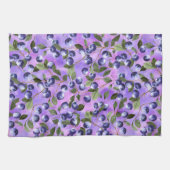 ブルーベリー キッチンタオル (横)