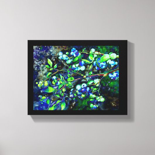 ブルーベリー キャンバスプリント (正面)