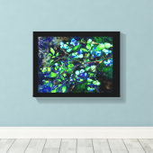 ブルーベリー キャンバスプリント (インサイチュ (ウッドフロア))