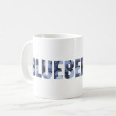 ブルーベリー コーヒーマグカップ (正面左)