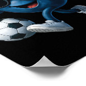 ブルーベリー サッカー ポスター (角)