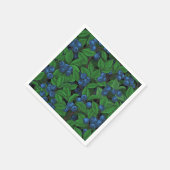 ブルーベリー スタンダードカクテルナプキン (角)