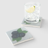 ブルーベリー ストーンコースター (横)