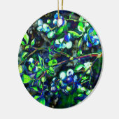 ブルーベリー セラミックオーナメント (左)