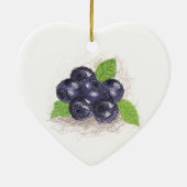 ブルーベリー セラミックオーナメント (裏面)