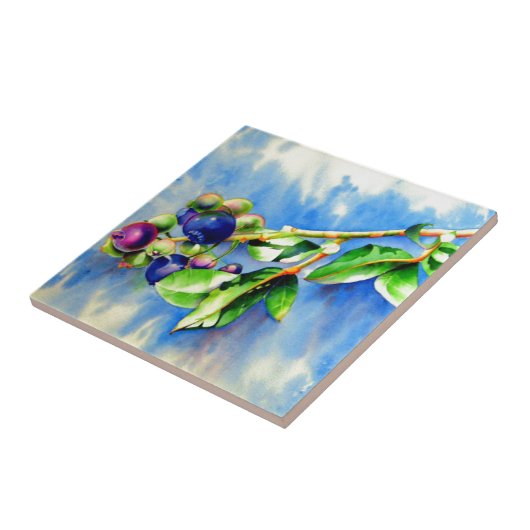 ブルーベリー タイル (側面)