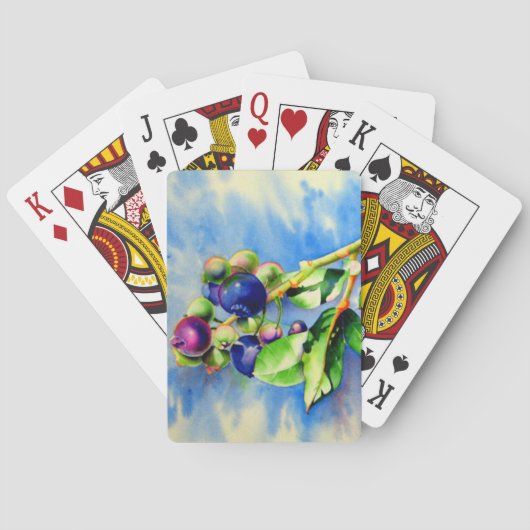 ブルーベリー トランプ (裏面)