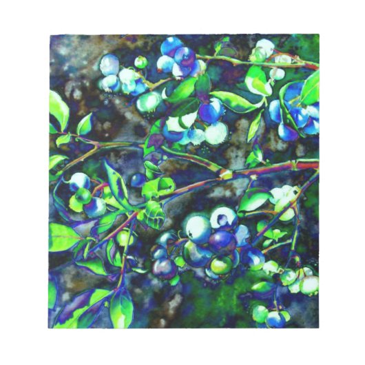 ブルーベリー ノートパッド (正面)