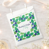 ブルーベリー。 フェイバーバッグ (クリップ留めされた状態)