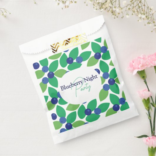 ブルーベリー。 フェイバーバッグ (封をした状態)