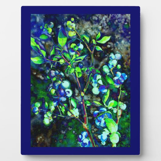 ブルーベリー フォトプラーク (正面)