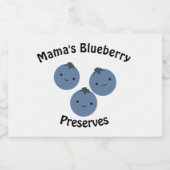 ブルーベリー フードラベル (シングルラベル)