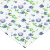 ブルーベリー，ブルーベリー水彩，フルーツアート  テーブルクロス (アングル)