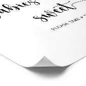 ブルーベリー – ベビーは甘い ポスター (角)