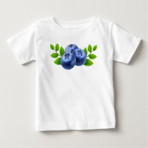 ブルーベリー ベビーTシャツ