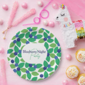 ブルーベリー。 ペーパープレート (パーティー)