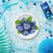 ブルーベリー ペーパープレート (パーティー)