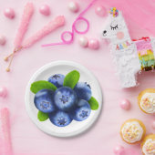 ブルーベリー ペーパープレート (パーティー)