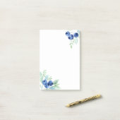 ブルーベリー ポストイット (デスク上)