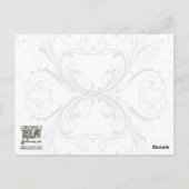 ブルーベリー ポストカード (裏面)