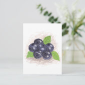 ブルーベリー ポストカード (スタンド正面)