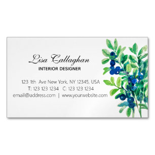 ブルーベリー マグネット名刺