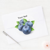 ブルーベリー ラウンドシール (封筒)