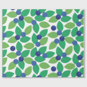 ブルーベリー。 ラッピングペーパー (フラット)