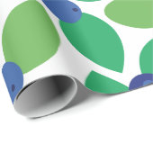 ブルーベリー。 ラッピングペーパー (ロールコーナー)