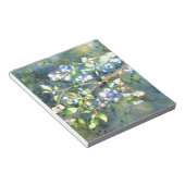 ブルーベリー、ロマンチックなフルーツウォーター絵画カラー ノートパッド (アングル)