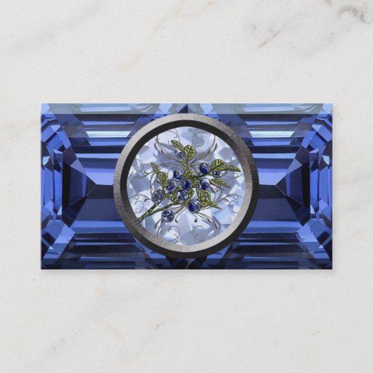 ブルーベリー 名刺 (正面)