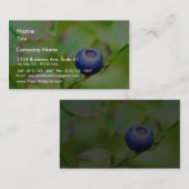 ブルーベリー 名刺 (正面/裏面)