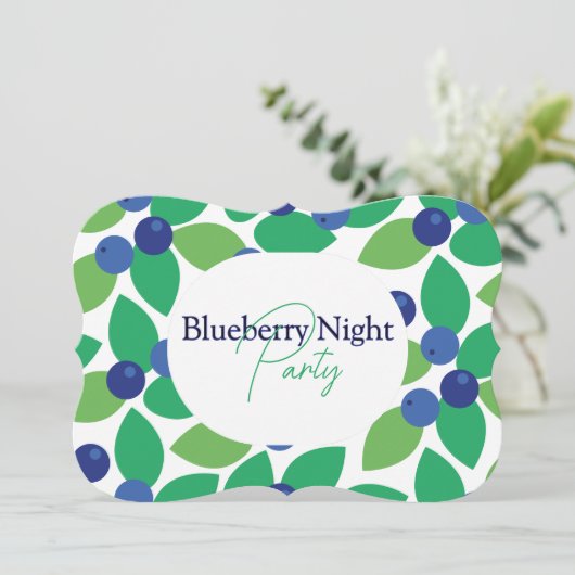 ブルーベリー。 招待状 (スタンド正面)
