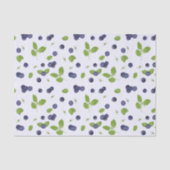 ブルーベリー 水彩 ブルーベリーの花 植物 薄葉紙 (正面)