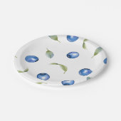 ブルーベリー |甘い赤ちゃんシャワー ペーパープレート (アングル)